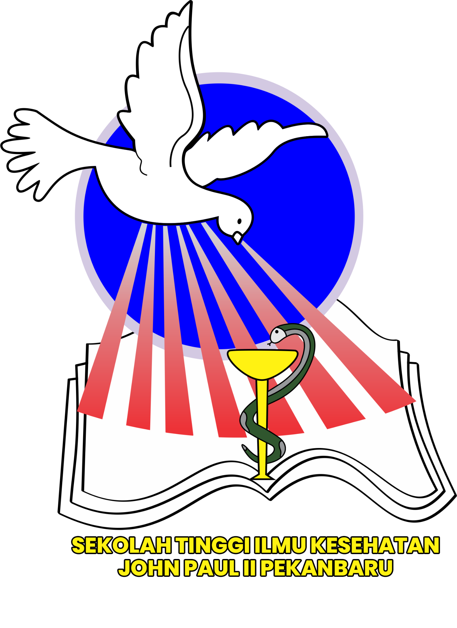Logo Sekolah Tinggi Ilmu Kesehatan John Paul II Pekanbaru
